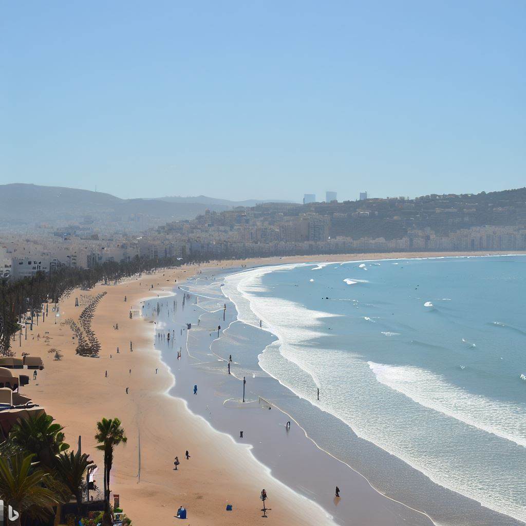 Agadir Beach and coastline 