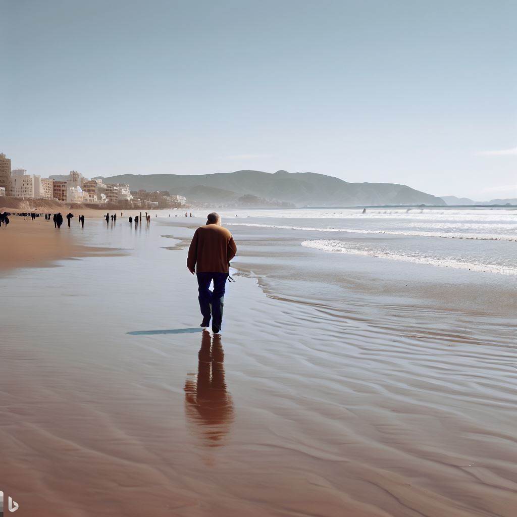 Beach at Agadir Morocco