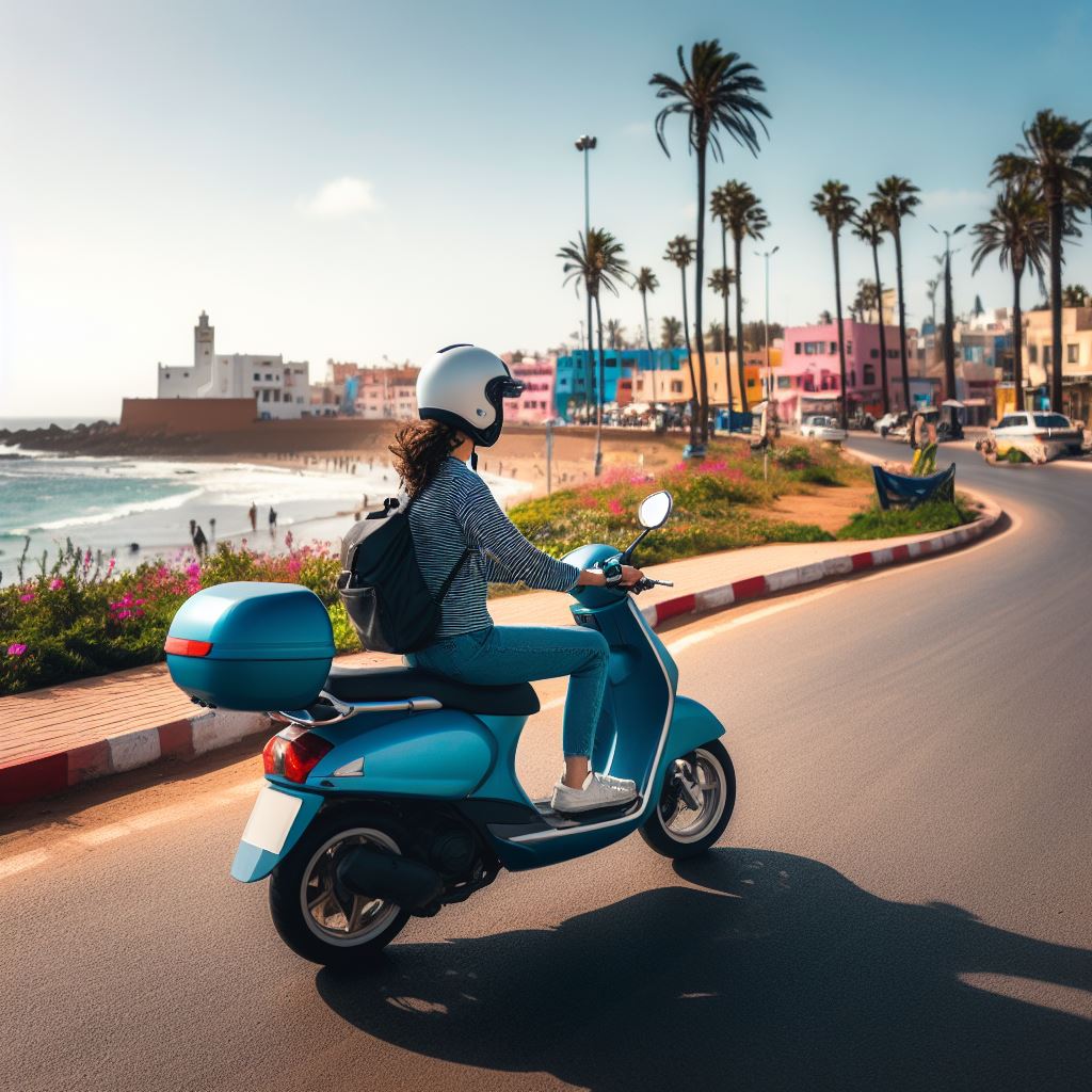 Scooters around Agadir 